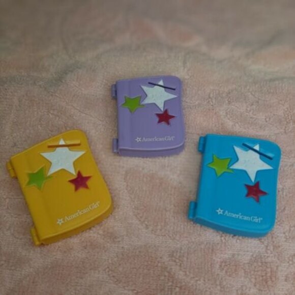 2007 American Girl Sleepover Food & Fun Set -3 Playing Card Holders - Retired - Picture 2 of 6